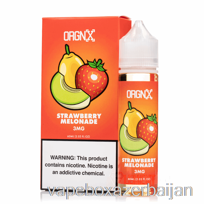 Vape Baku Strawberry Melonade - ORGNX E-Liquid - 60mL 0mg